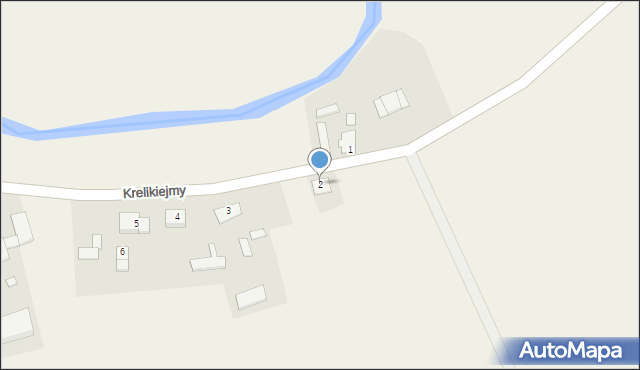 Krelikiejmy, Krelikiejmy, 2, mapa Krelikiejmy