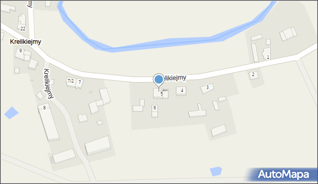 Krelikiejmy, Krelikiejmy, 5/1, mapa Krelikiejmy