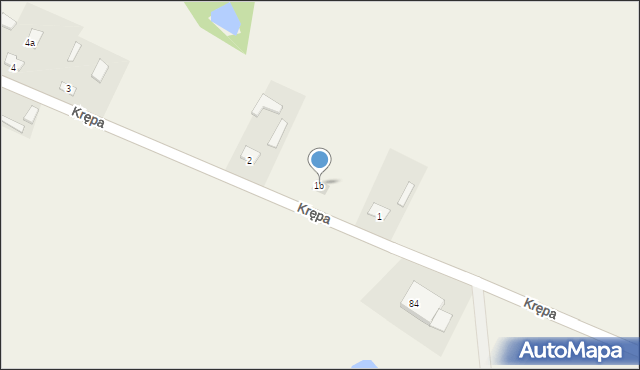 Krępa, Krępa, 1b, mapa Krępa