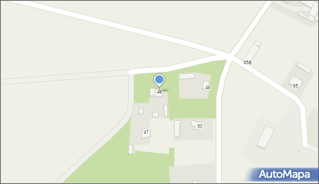 Krępa, Krępa, 48, mapa Krępa