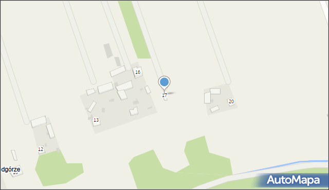 Krępa, Krępa, 17, mapa Krępa