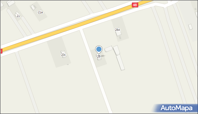 Krępa, Krępa, 25, mapa Krępa