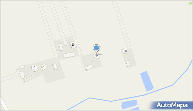 Krępa, Krępa, 35, mapa Krępa
