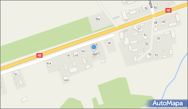 Krępa, Krępa, 44a, mapa Krępa