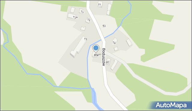 Krępa, Krępa, 80a, mapa Krępa