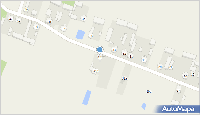 Krępa, Krępa, 34, mapa Krępa