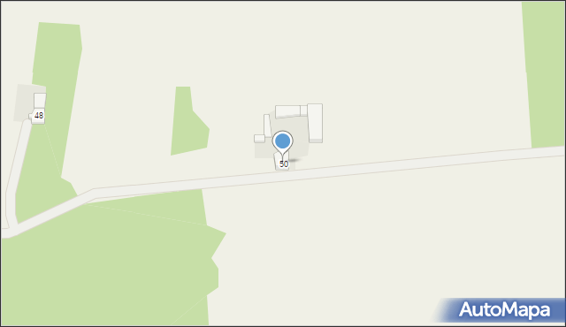 Krępa, Krępa, 50, mapa Krępa