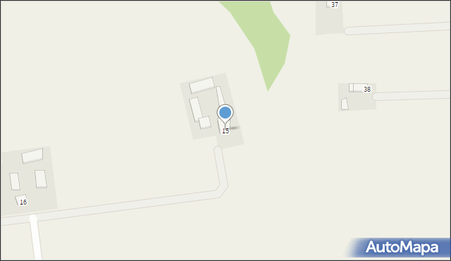 Krępa, Krępa, 15, mapa Krępa