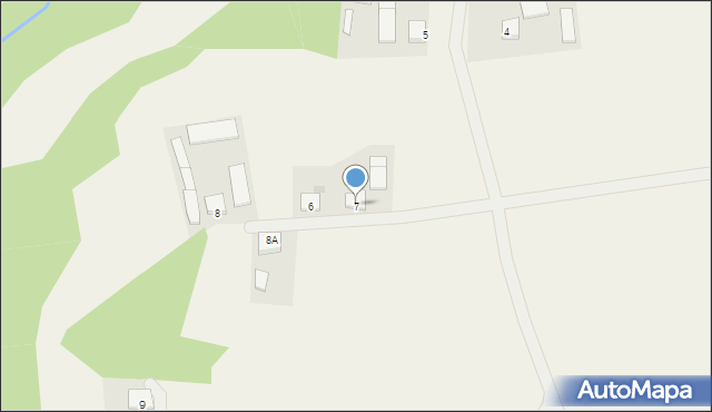 Krępa, Krępa, 7, mapa Krępa