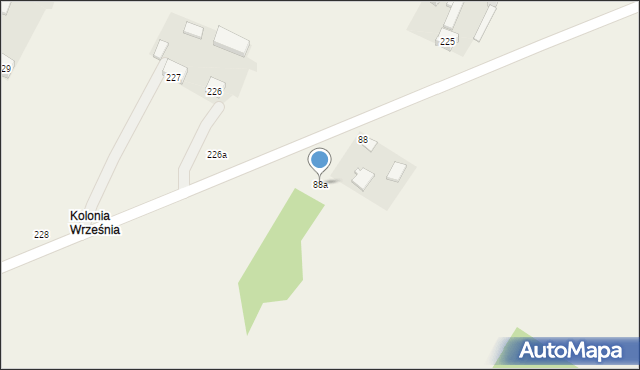 Krępa, Krępa, 88a, mapa Krępa