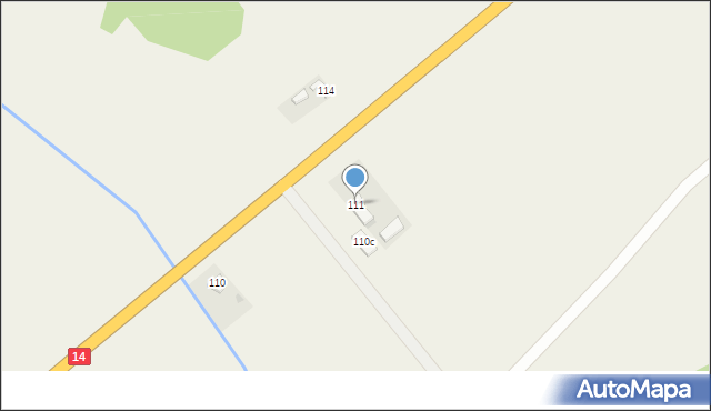 Krępa, Krępa, 111, mapa Krępa