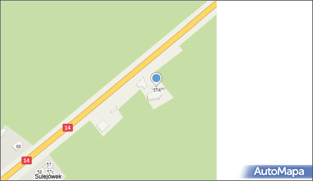 Krępa, Krępa, 57A, mapa Krępa