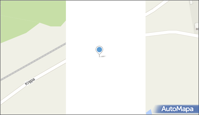 Krępa, Krępa, 88k, mapa Krępa