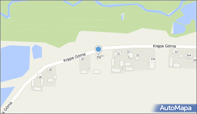 Krępa Górna, Krępa Górna, 30a, mapa Krępa Górna