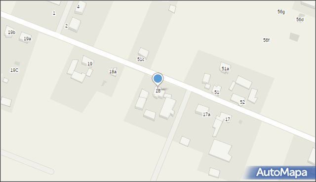 Krępa Kaszubska, Krępa Kaszubska, 18, mapa Krępa Kaszubska