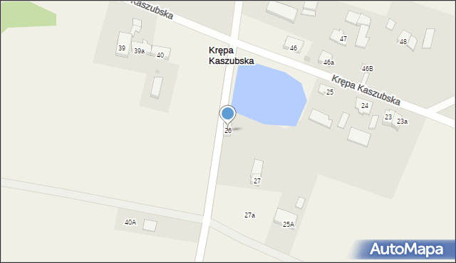 Krępa Kaszubska, Krępa Kaszubska, 26, mapa Krępa Kaszubska