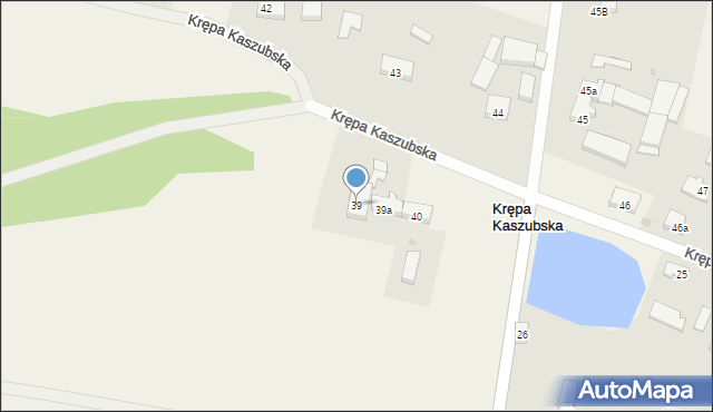 Krępa Kaszubska, Krępa Kaszubska, 39, mapa Krępa Kaszubska