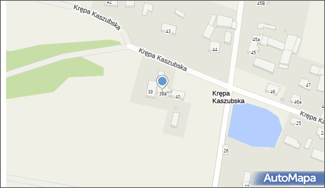 Krępa Kaszubska, Krępa Kaszubska, 39a, mapa Krępa Kaszubska