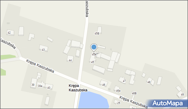 Krępa Kaszubska, Krępa Kaszubska, 45a, mapa Krępa Kaszubska