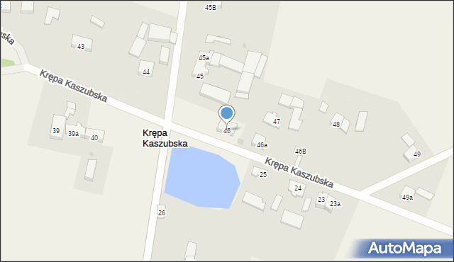 Krępa Kaszubska, Krępa Kaszubska, 46, mapa Krępa Kaszubska