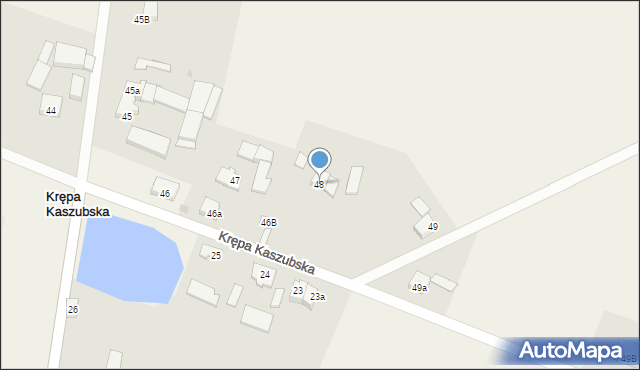 Krępa Kaszubska, Krępa Kaszubska, 48, mapa Krępa Kaszubska