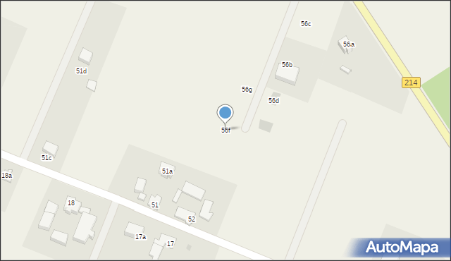 Krępa Kaszubska, Krępa Kaszubska, 56f, mapa Krępa Kaszubska