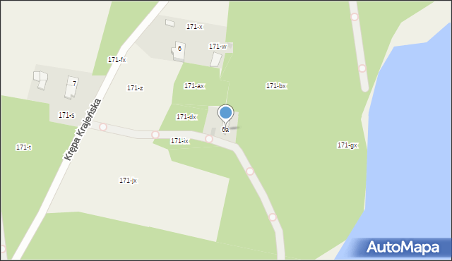 Krępa Krajeńska, Krępa Krajeńska, 6a, mapa Krępa Krajeńska