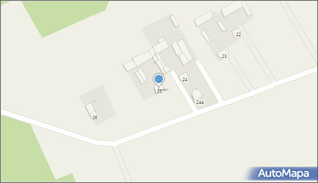 Krery, Krery, 25, mapa Krery