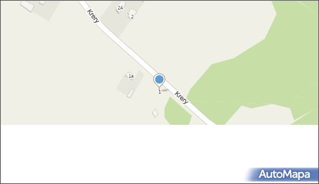 Krery, Krery, 1, mapa Krery