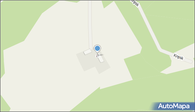 Kręsk, Kręsk, 17, mapa Kręsk