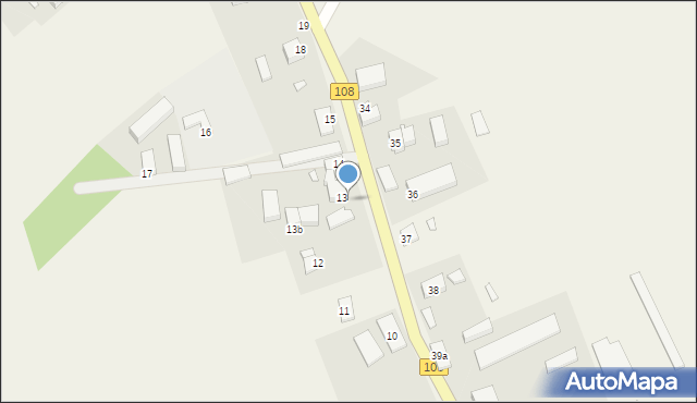 Kretlewo, Kretlewo, 13a, mapa Kretlewo