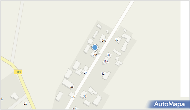 Kretlewo, Kretlewo, 29a, mapa Kretlewo