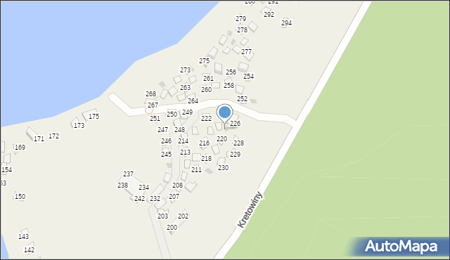 Kretowiny, Kretowiny, 227, mapa Kretowiny