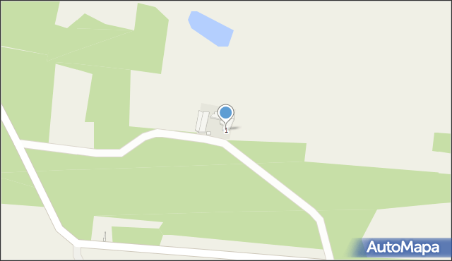 Krężel, Krężel, 1, mapa Krężel