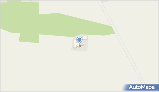 Krężel, Krężel, 26, mapa Krężel