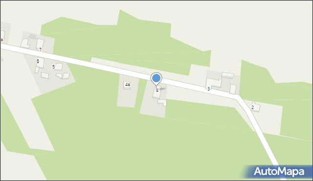 Krężel, Krężel, 4, mapa Krężel