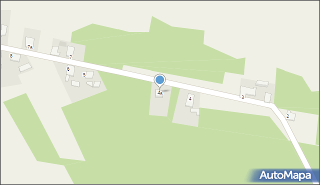 Krężel, Krężel, 4a, mapa Krężel