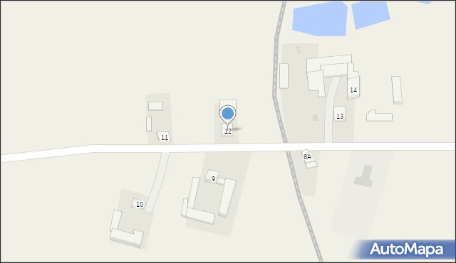 Krężelewice, Krężelewice, 12, mapa Krężelewice