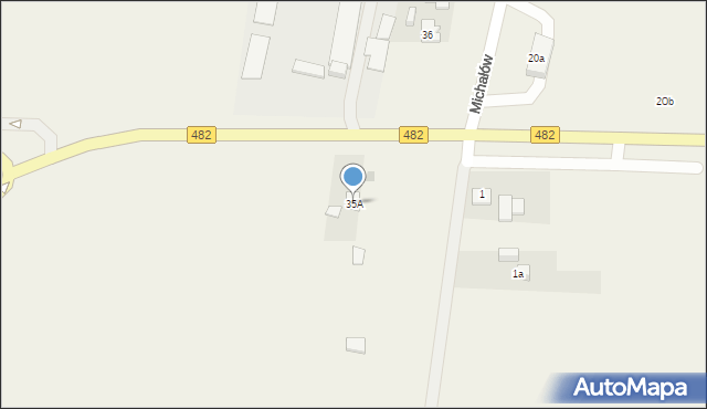 Krobanów, Krobanów, 35A, mapa Krobanów