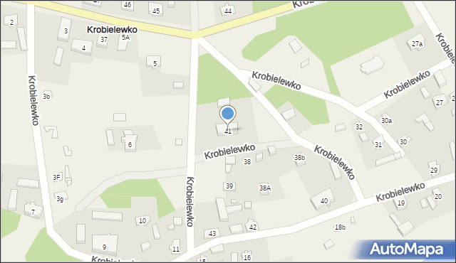 Krobielewko, Krobielewko, 41, mapa Krobielewko