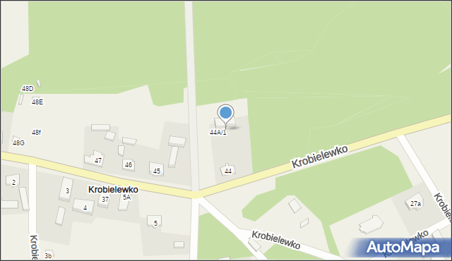 Krobielewko, Krobielewko, 44A/2, mapa Krobielewko