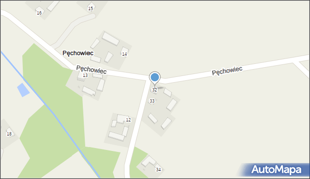 Kroblice Pęchowskie, Kroblice Pęchowskie, 32, mapa Kroblice Pęchowskie