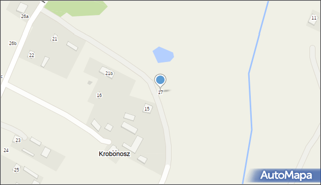 Krobonosz, Krobonosz, 17, mapa Krobonosz