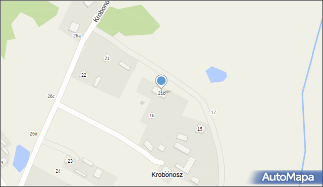 Krobonosz, Krobonosz, 21b, mapa Krobonosz