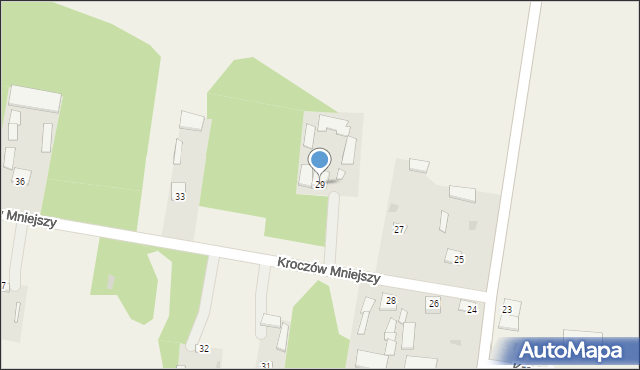 Kroczów Mniejszy, Kroczów Mniejszy, 30, mapa Kroczów Mniejszy
