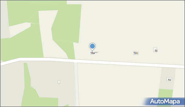 Kroczów Większy, Kroczów Większy, 58e, mapa Kroczów Większy