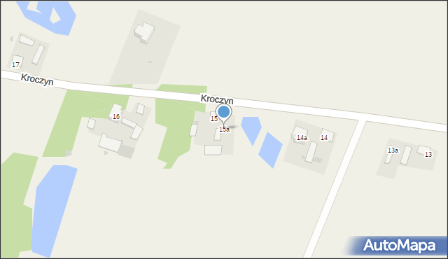 Kroczyn, Kroczyn, 15a, mapa Kroczyn