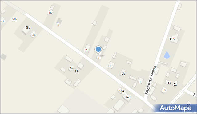 Krogulcza Mokra, Krogulcza Mokra, 1f, mapa Krogulcza Mokra