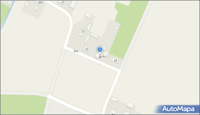 Krogulcza Mokra, Krogulcza Mokra, 34, mapa Krogulcza Mokra