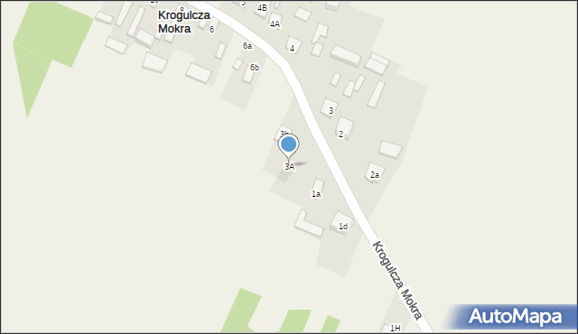 Krogulcza Mokra, Krogulcza Mokra, 3A, mapa Krogulcza Mokra